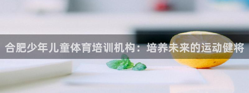 极悦平台官方网站入口网址：合肥少年儿童体育培训机构：