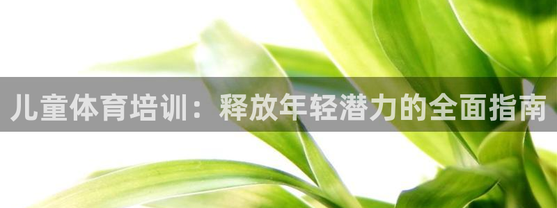 极悦平台登录方式是什么：儿童体育培训：释放年轻潜力的