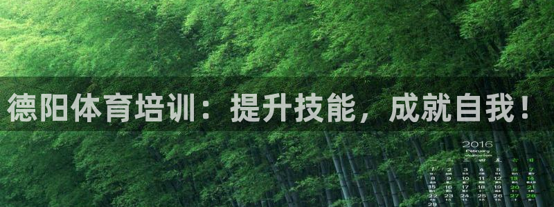 极悦平台城7O777：德阳体育培训：提升技能，成就自